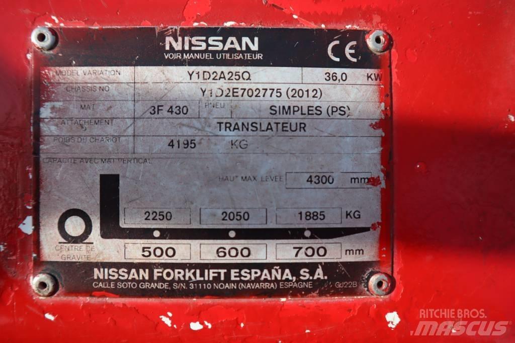 Nissan Y1D2A25Q 柴油叉车