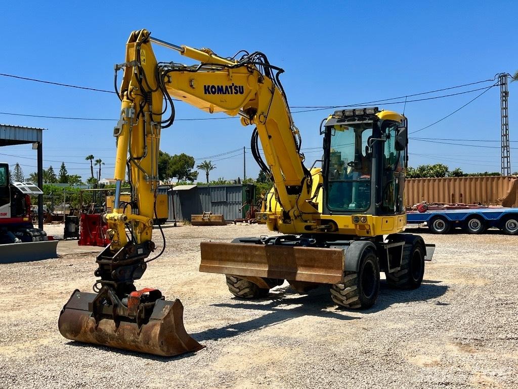 Komatsu PW 98 MR 轮式挖掘机