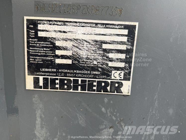 Liebherr A 914 轮式挖掘机