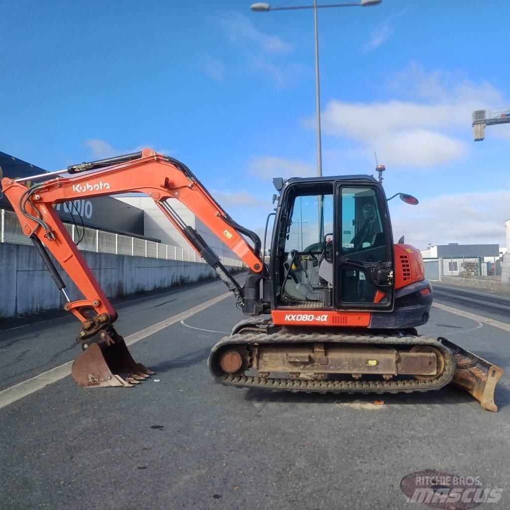 Kubota KX 080-4A 中型挖掘机