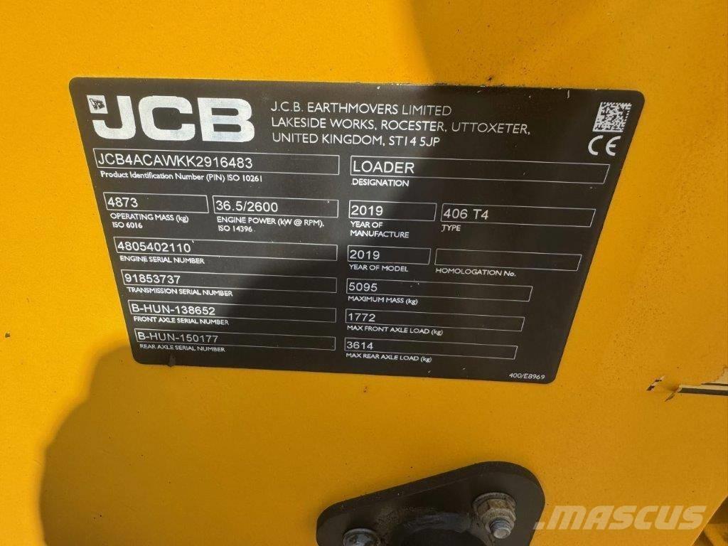 JCB 406 T4 轮式装载机