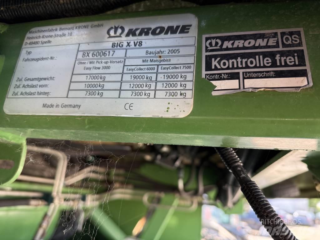 Krone Big X V8 自走式青贮饲料收割机