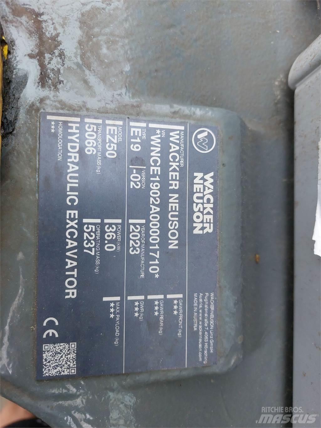 Wacker Neuson EZ50 履带挖掘机