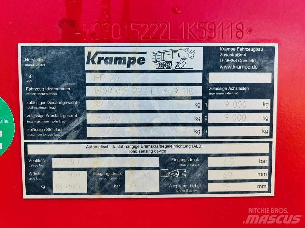 Krampe HP 20 自卸拖车