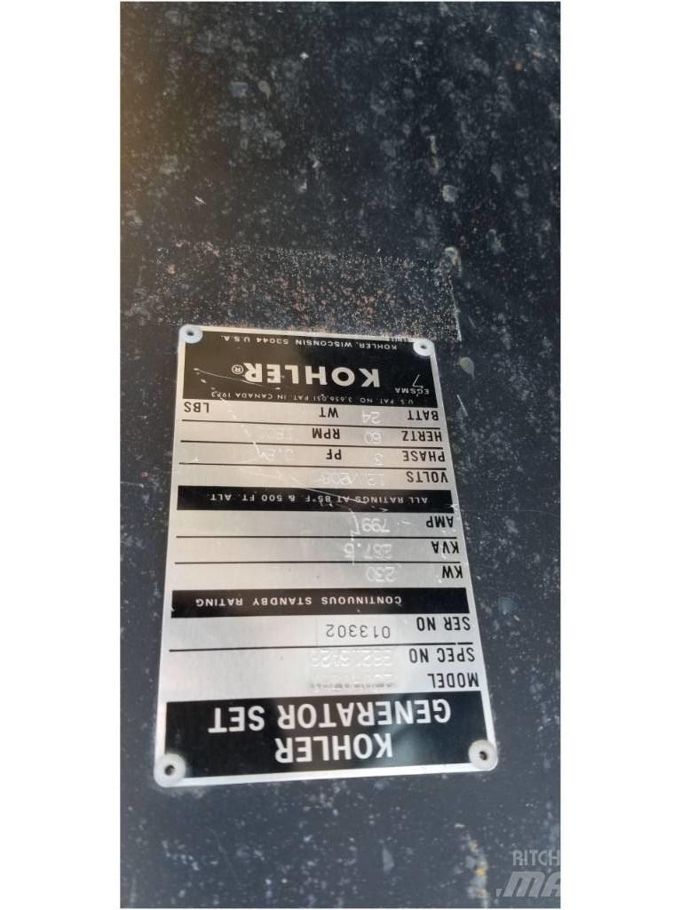 Kohler 230 KW 其它发电机