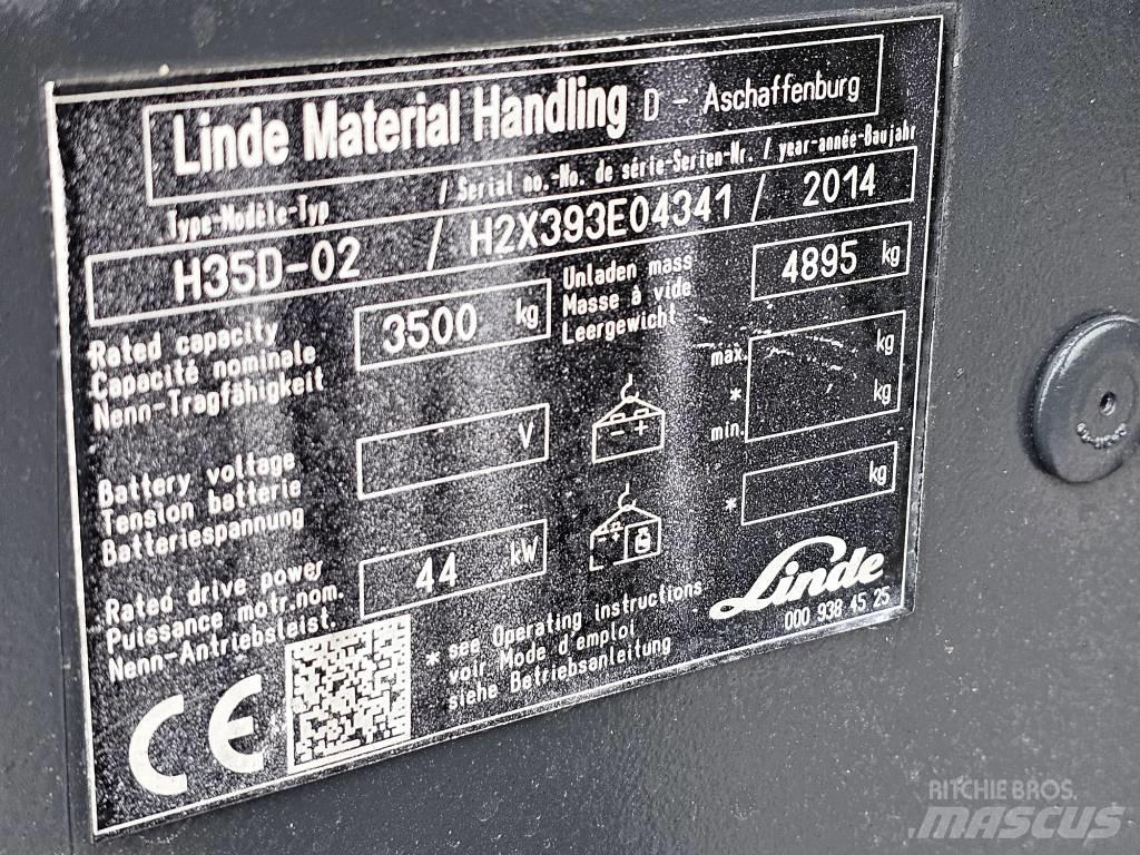 Linde H35D-02 柴油叉车