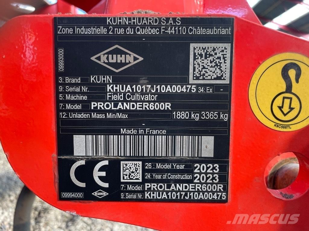 Kuhn Prolander 600R 钉齿耙