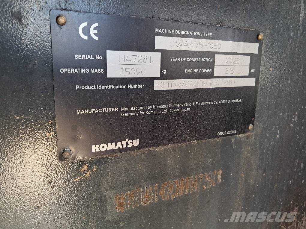 Komatsu WA475-10E0 轮式装载机