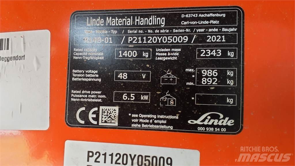 Linde R14B 前移式叉车