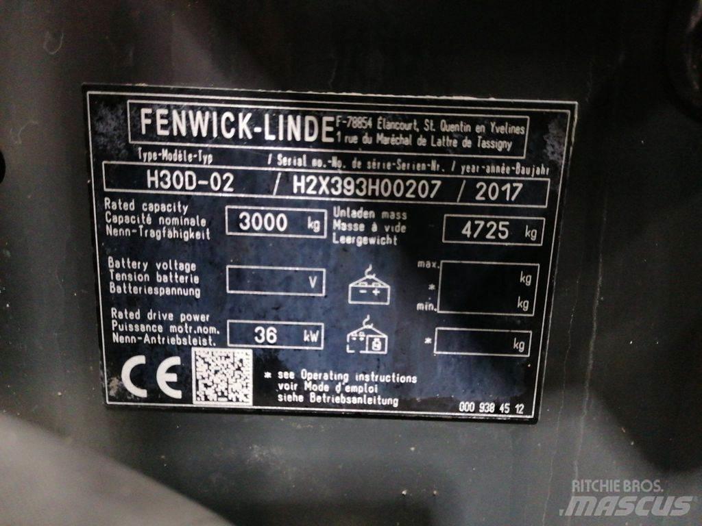 Linde H30D-02 柴油叉车