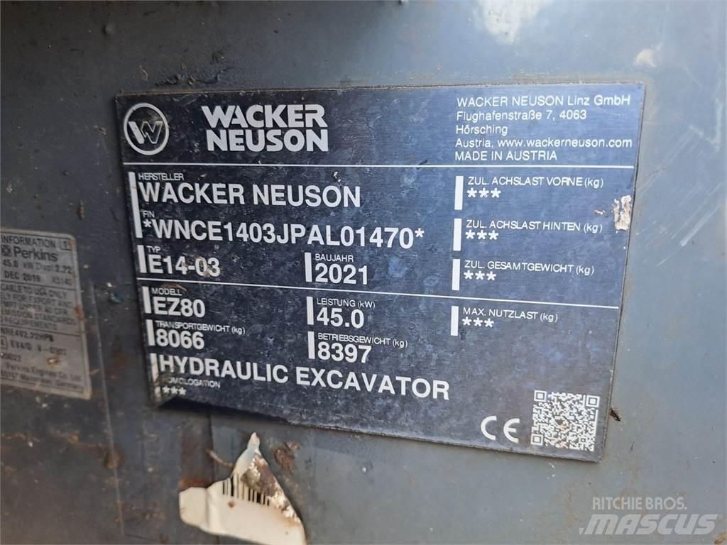 Wacker Neuson EZ80 履带挖掘机