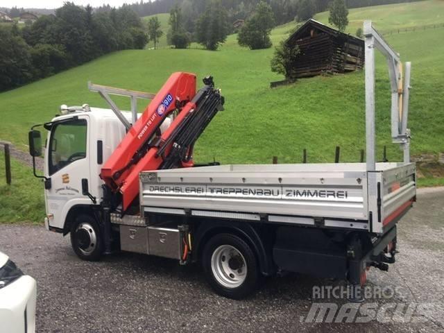 Isuzu N2 mit HMF 910 起重车
