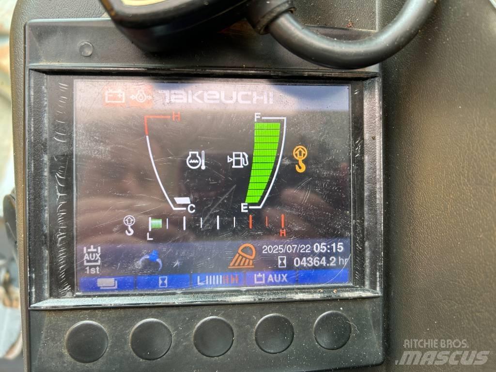 Takeuchi TB 280 FR 中型挖掘机