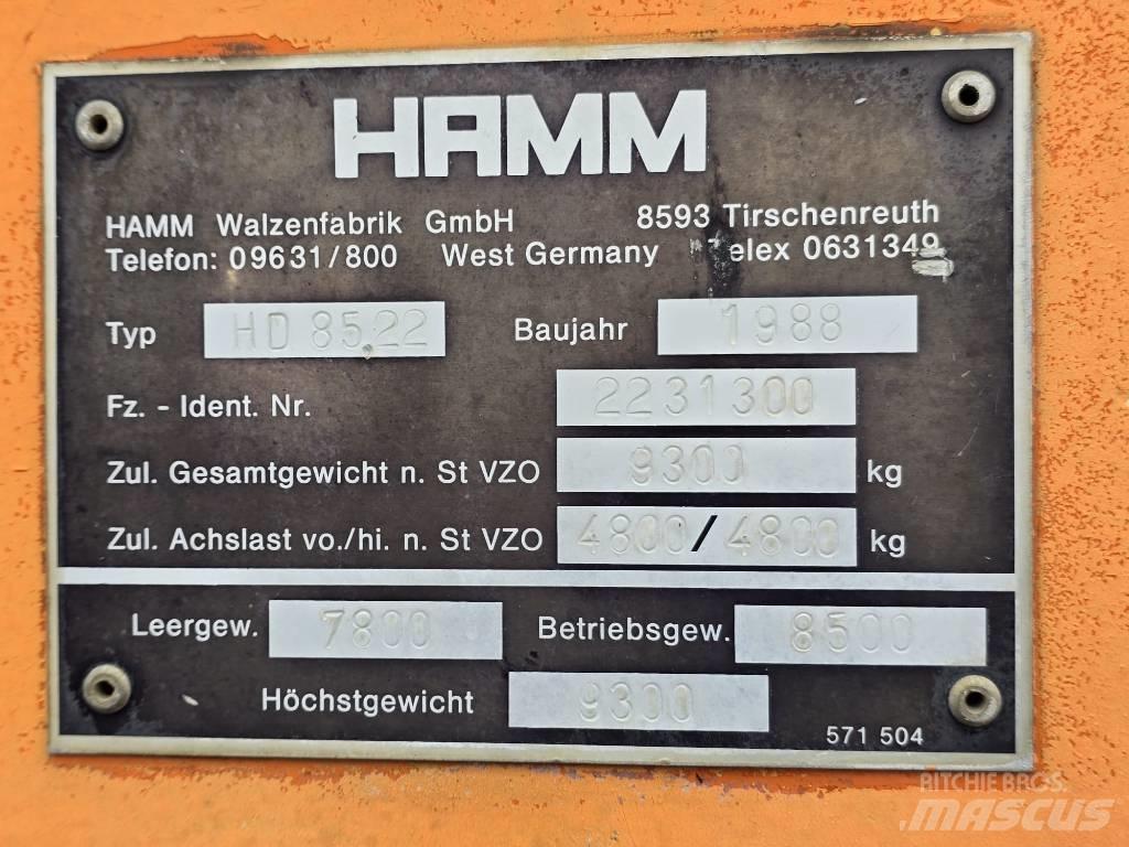 Hamm HD 8522 双轮压路机