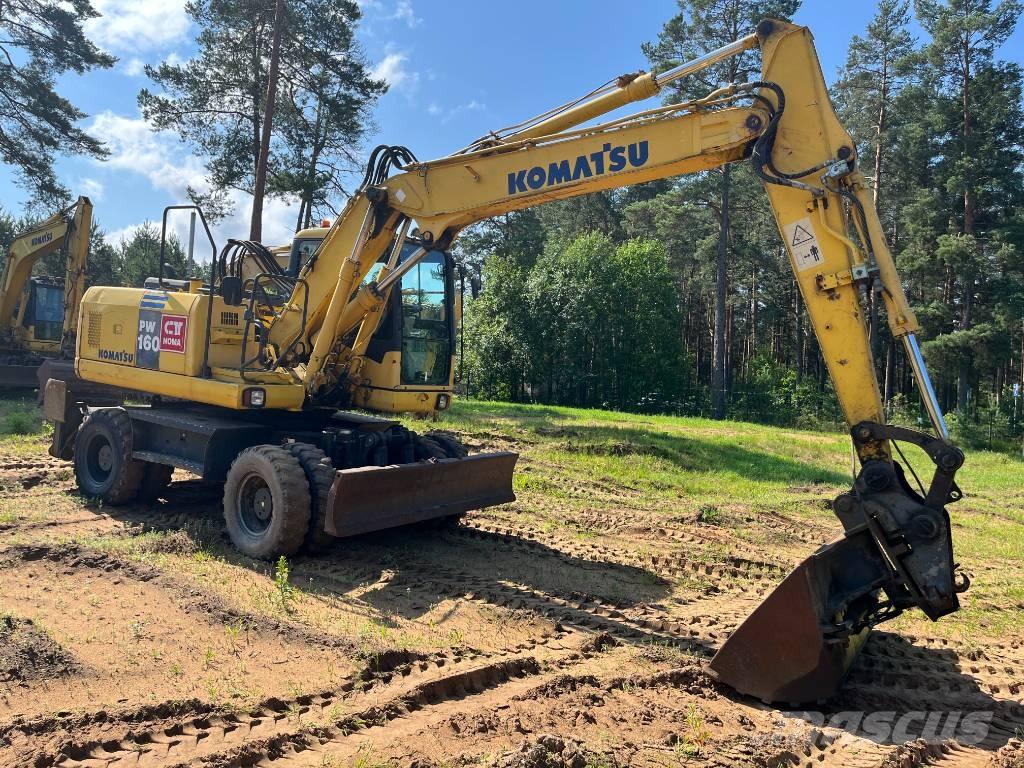 Komatsu PW 160-7 轮式挖掘机