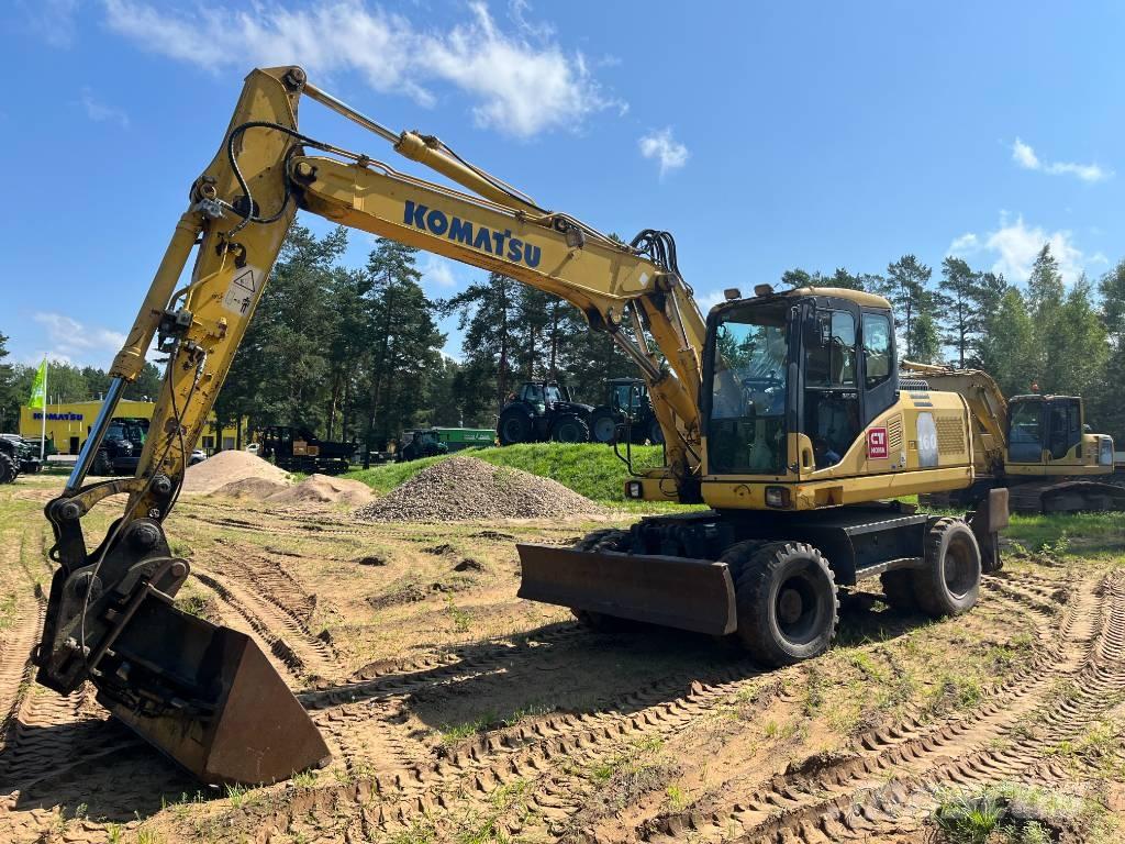 Komatsu PW 160-7 轮式挖掘机