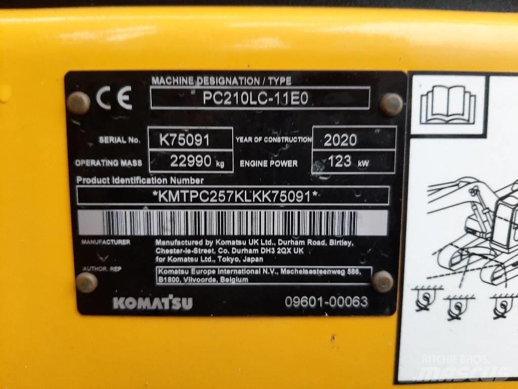Komatsu PC 210 LC-11 履带挖掘机