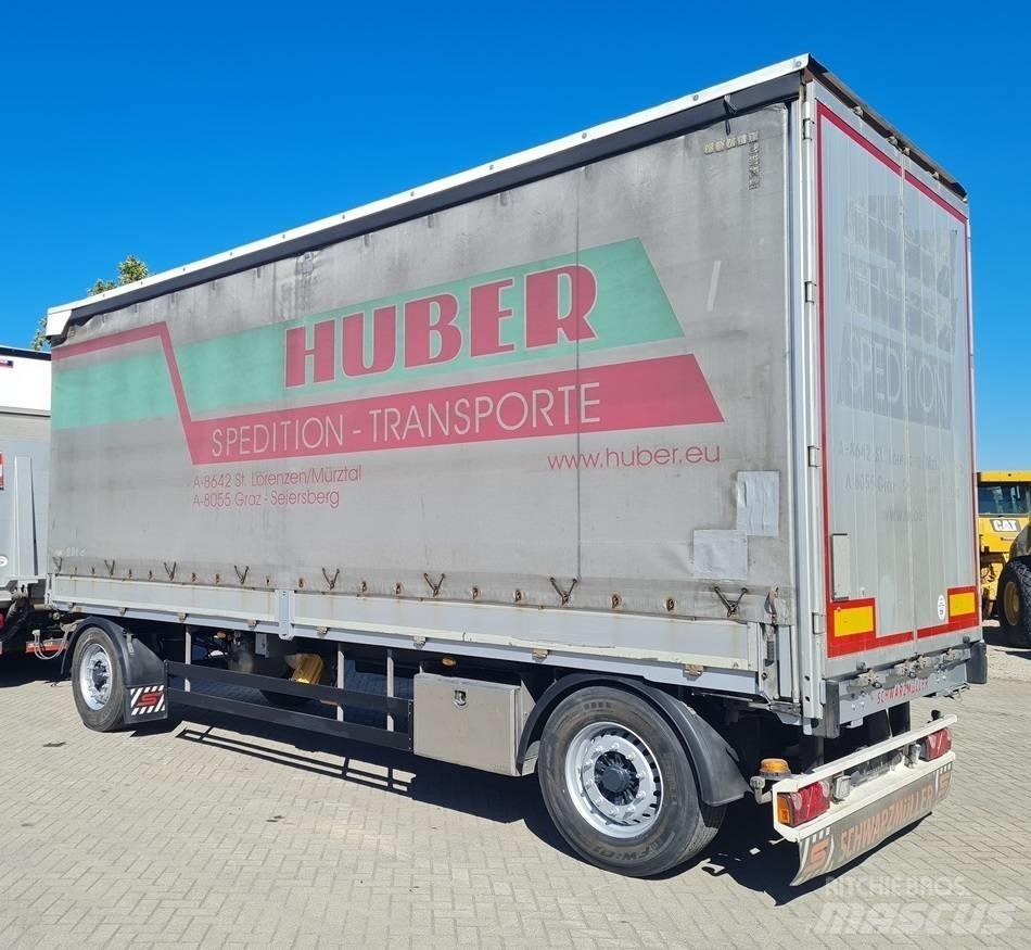 Schwarzmüller 7.4m 侧帘拖车