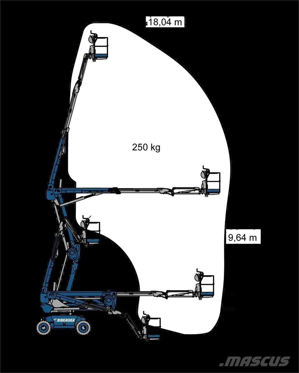 Magni DAB 18 RT 曲臂高空工作平台