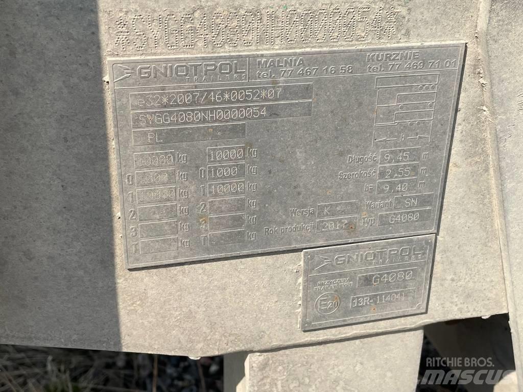 Gniotpol G4080 侧帘拖车