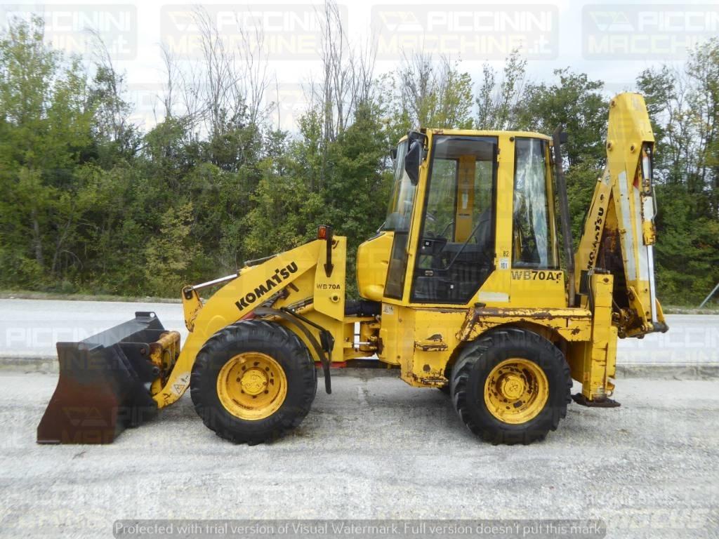 Komatsu WB70A 反铲装载机