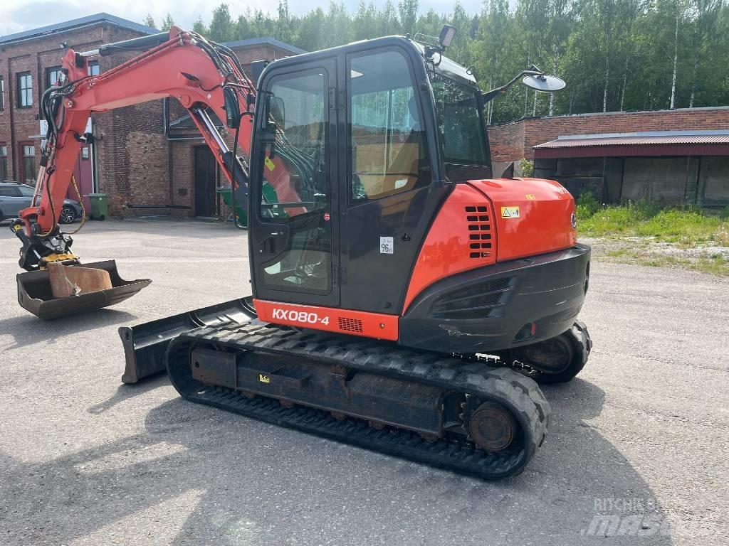 Kubota KX 080-4 中型挖掘机