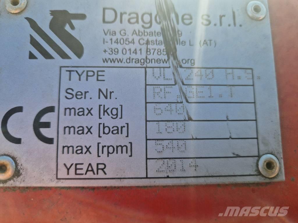 Dragone VL240 H.S 牧场割草机和切顶器