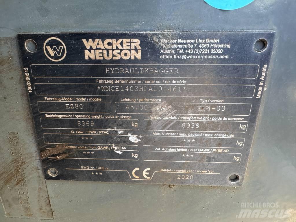 Wacker Neuson EZ80 履带挖掘机