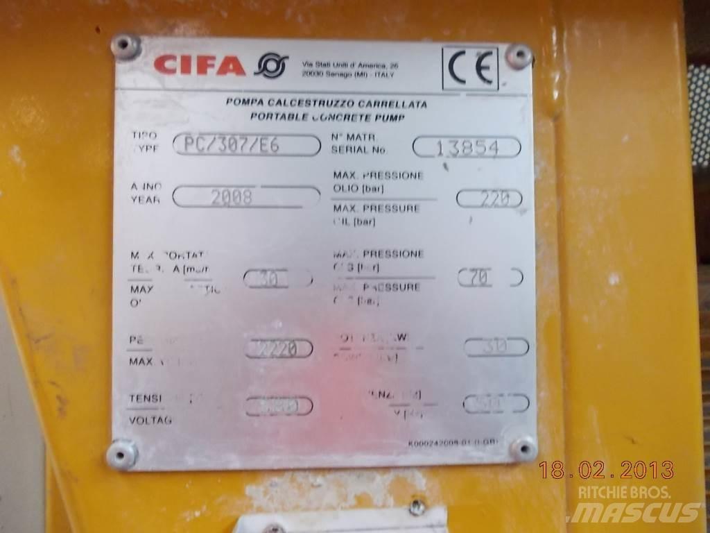 Cifa PC 307 E6 混凝土输送泵|布料机