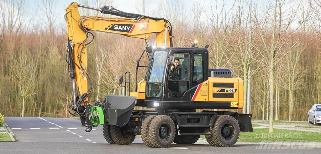 Sany SY155W 轮式挖掘机