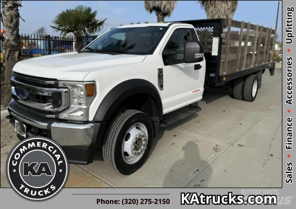 Ford F 550 XLT SD 平板栏板货车