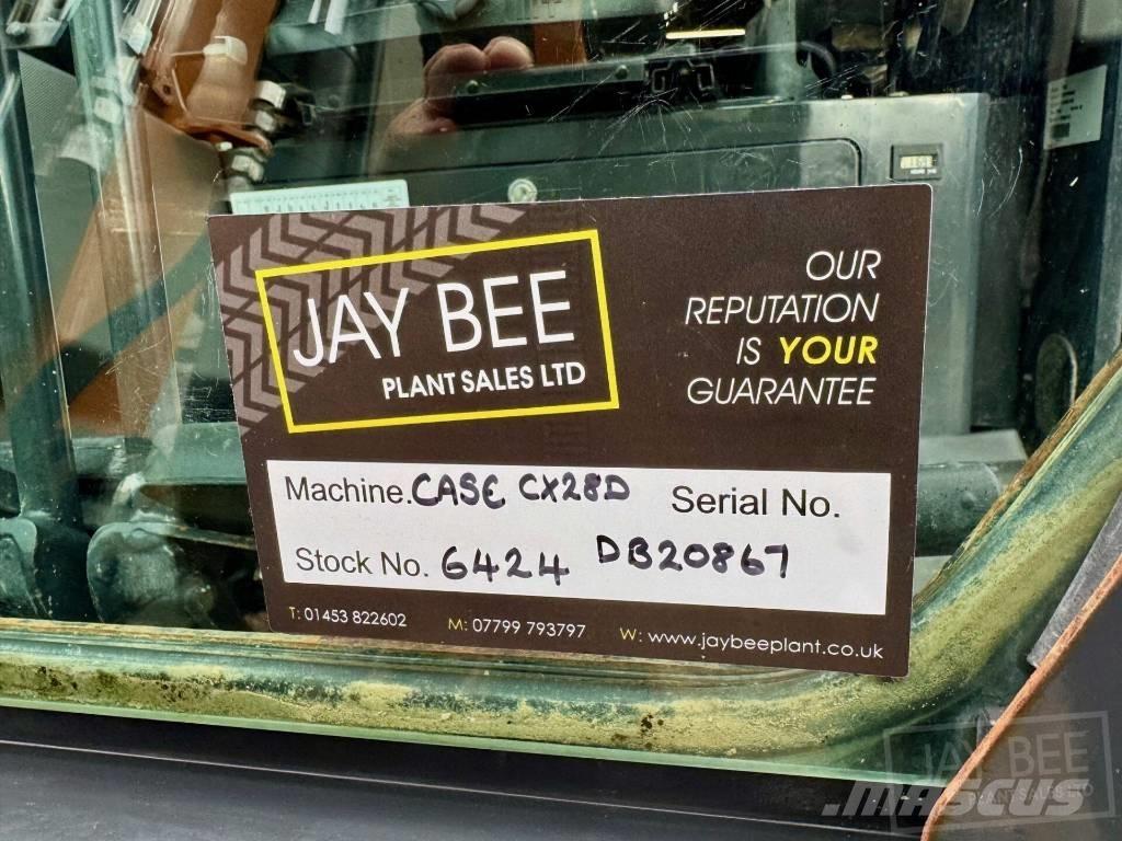 CASE CX28D 小型挖掘机