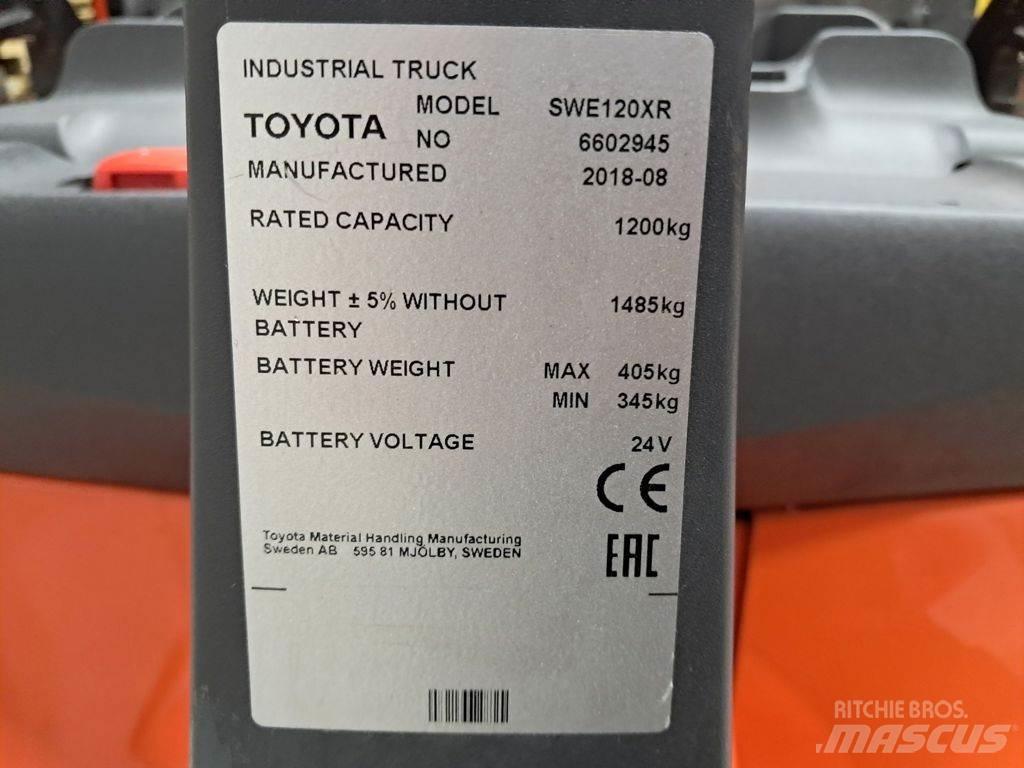 Toyota SWE120XR 手推堆垛车