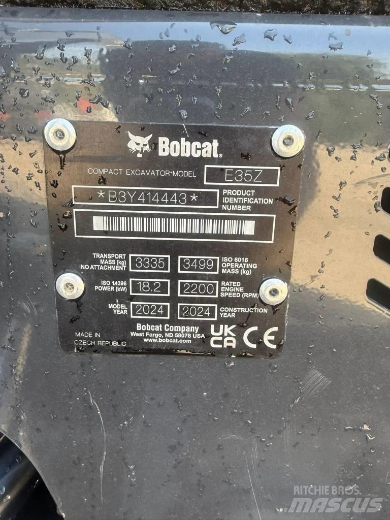 Bobcat E 35, 549h 小型挖掘机