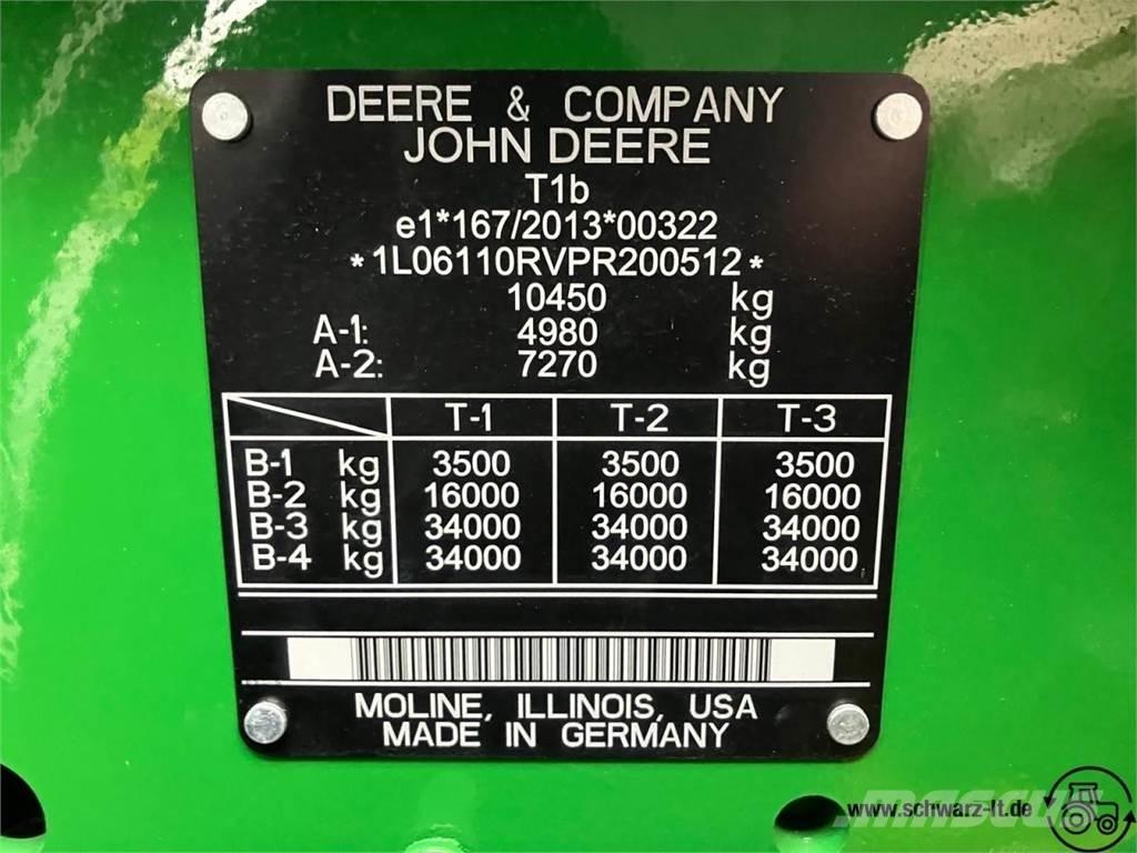John Deere 6R 110 拖拉机/农用车
