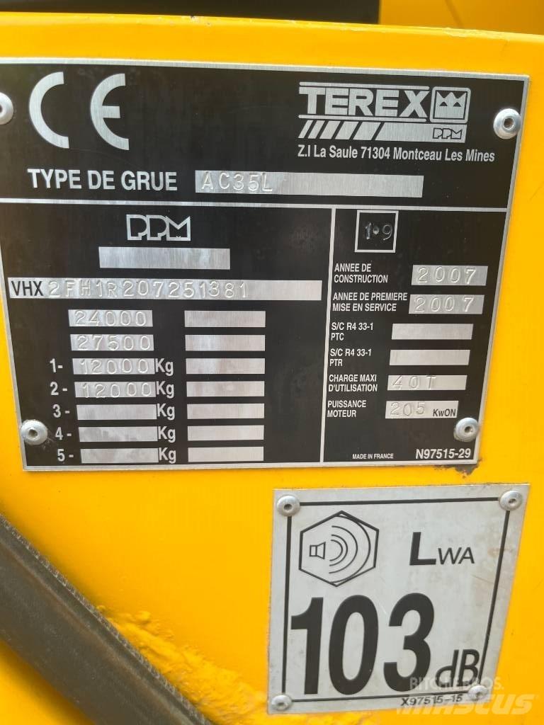 Terex Demag AC 35-L 越野轮胎起重机︳越野吊︳越野起重机︳移动式起重机