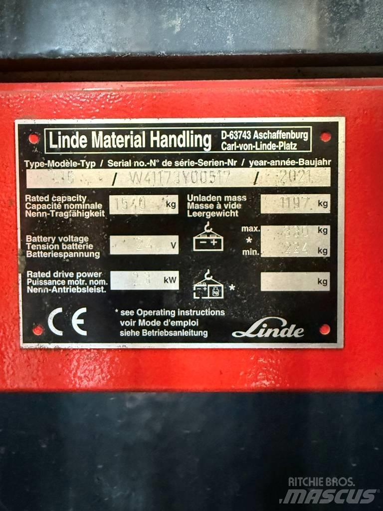 Linde L16APi/1173 手推堆垛车