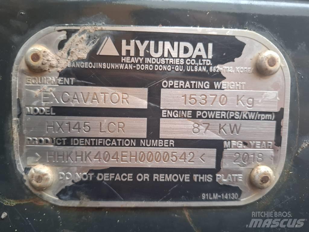Hyundai HX 145 LCR 履带挖掘机