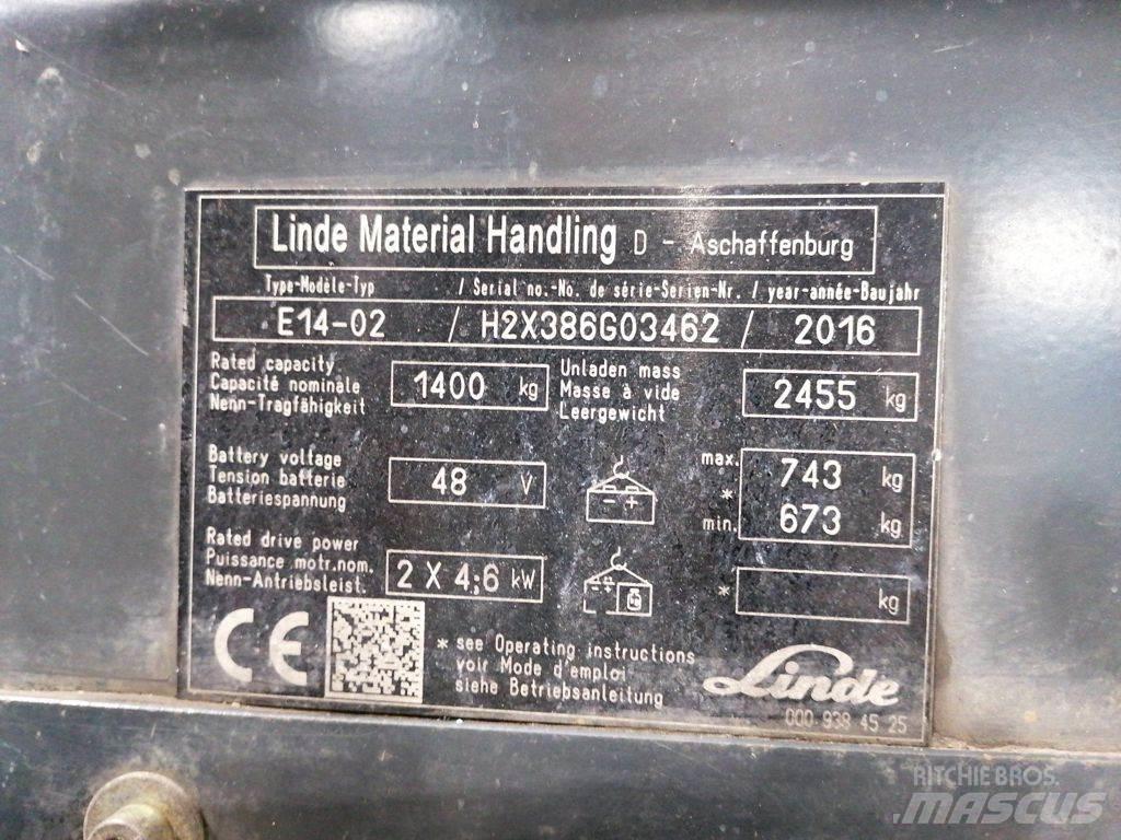 Linde E14-02 电动叉车