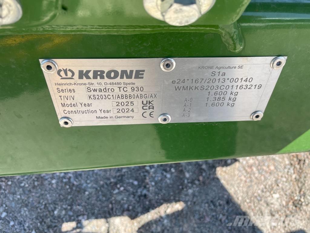 Krone TC 930 Plus 料堆整形机