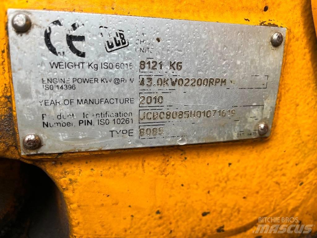 JCB 8085 ECO 中型挖掘机