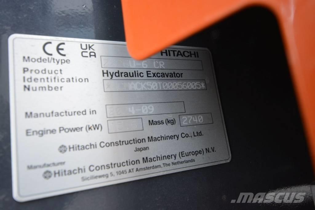 Hitachi ZX 26 U-6 小型挖掘机