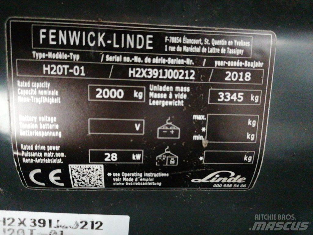 Linde H20T-01 天然气叉车
