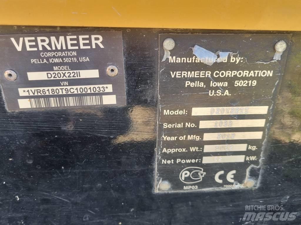Vermeer D20x22II 水平定向钻井设备