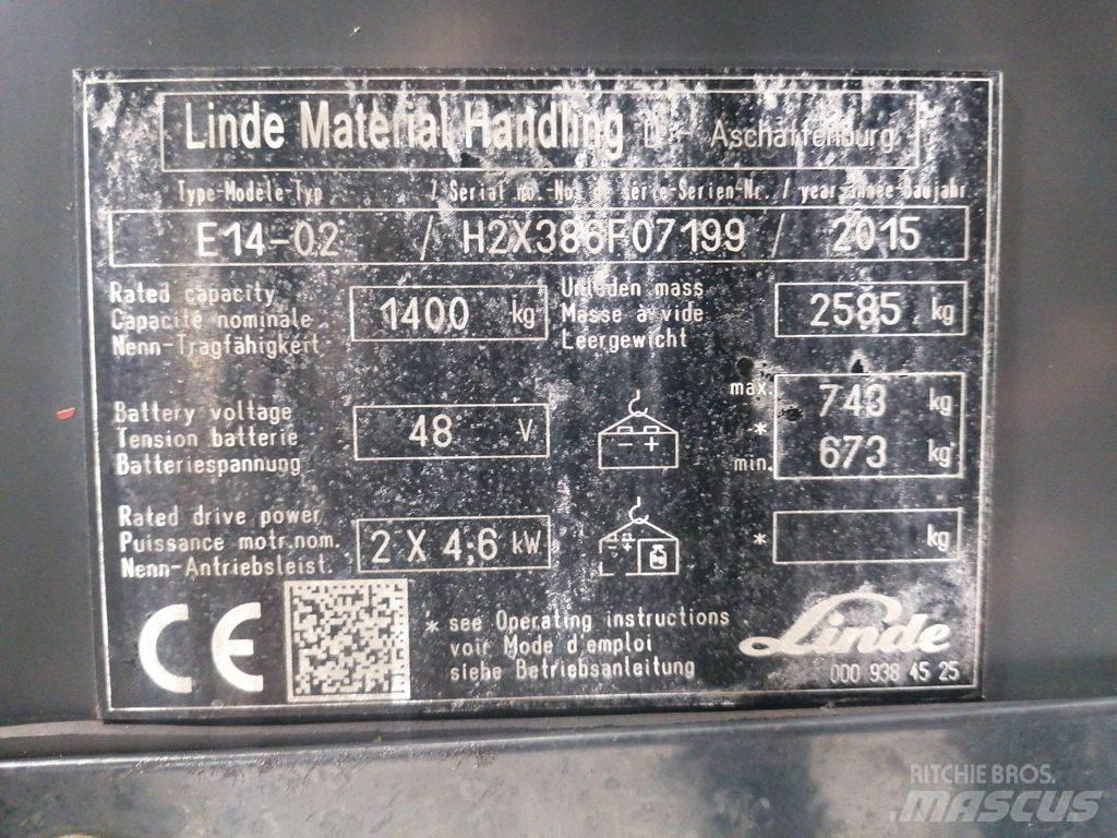 Linde E14-02 电动叉车