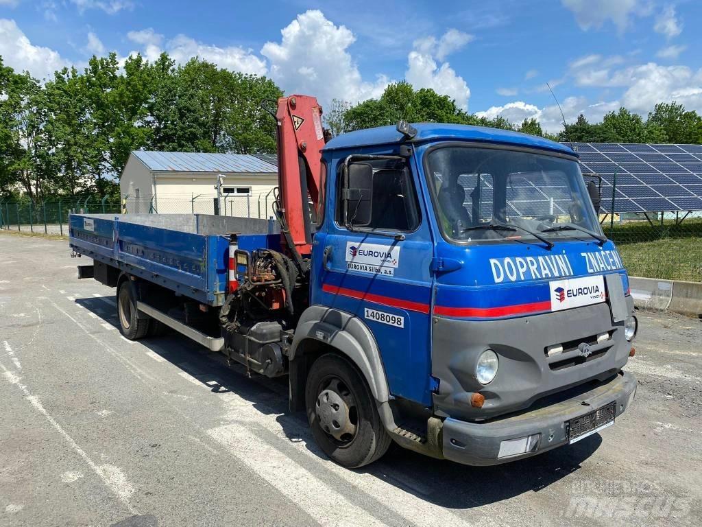 Avia A75-EL 平板栏板货车