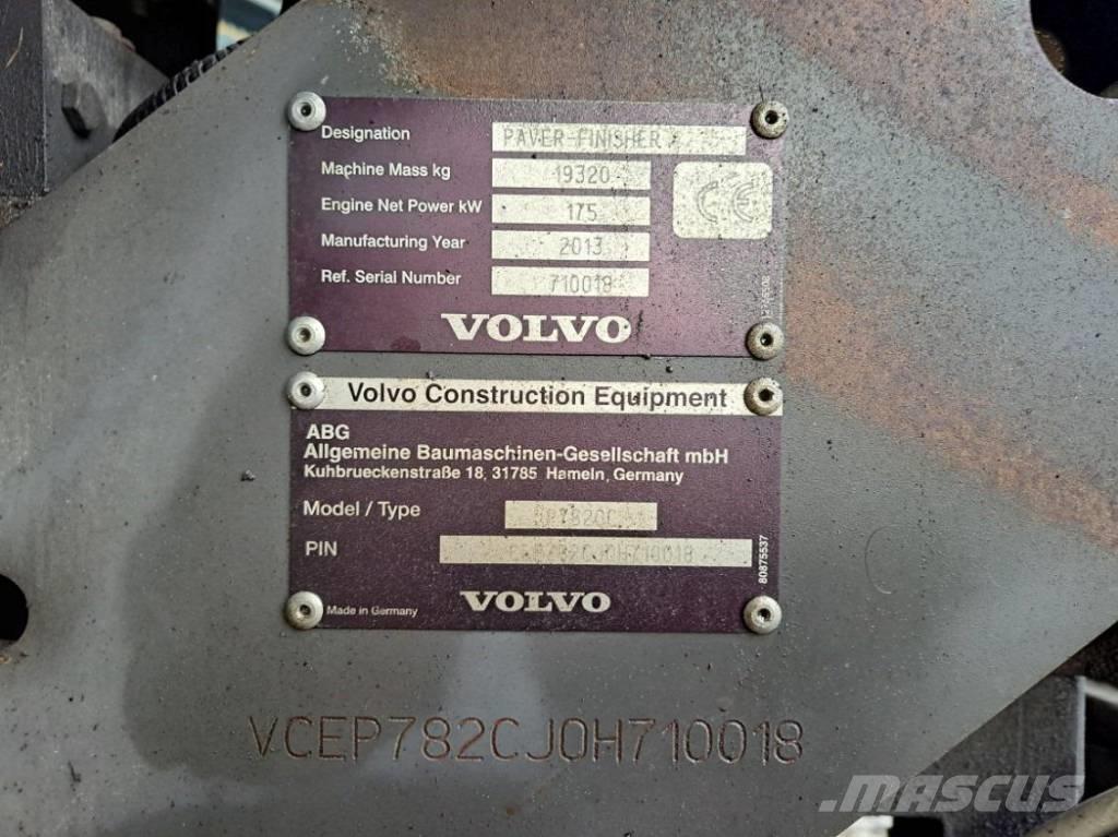 Volvo P 7820 D ABG 沥青摊铺机