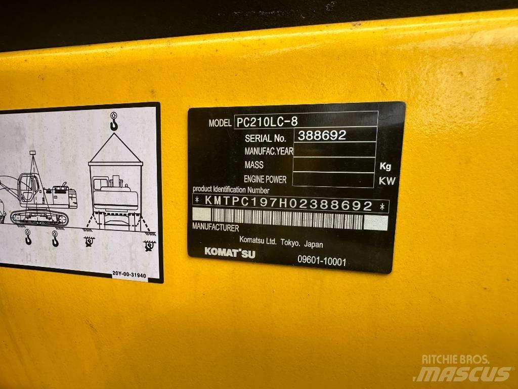 Komatsu PC 210-8 履带挖掘机