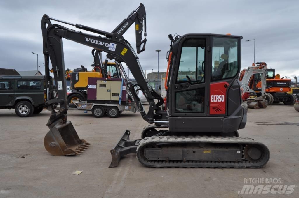 Volvo ECR50F 小型挖掘机