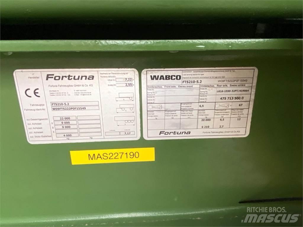 Fortuna FTS 210 自卸拖车